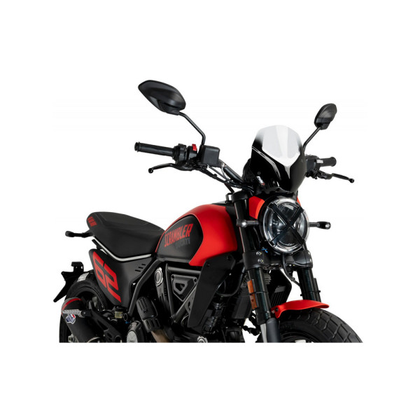 Мотоциклетний туристичний обтічник PUIG Naked New Generation Ducati Scrambler FT/ Icon/ Nightshift (23-) прозорий