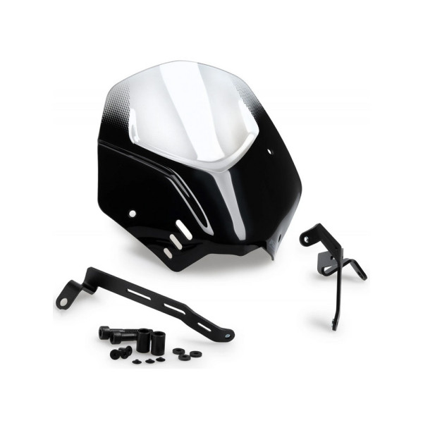Мотоциклетний туристичний обтічник PUIG Naked New Generation Ducati Scrambler FT/ Icon/ Nightshift (23-) прозорий
