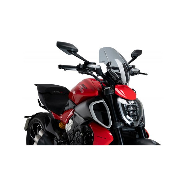 Мотоциклетний туристичний обвіт PUIG Naked New Generation Ducati Diavel V4 (24-) легке затемнення