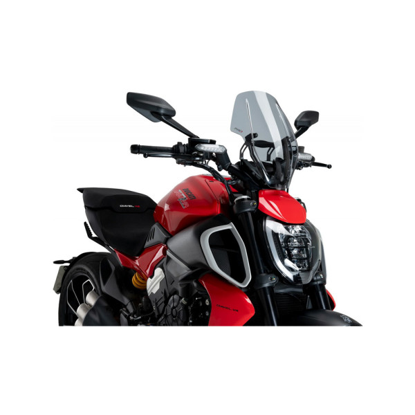 Мотоциклетний туристичний обвіт PUIG Naked New Generation Ducati Diavel V4 (24-) легке затемнення