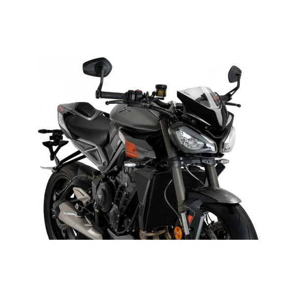 Спортивний мотоциклетний обтічник PUIG Naked New Generation Triumph Street Triple 765 R/ RS (23-) прозорий