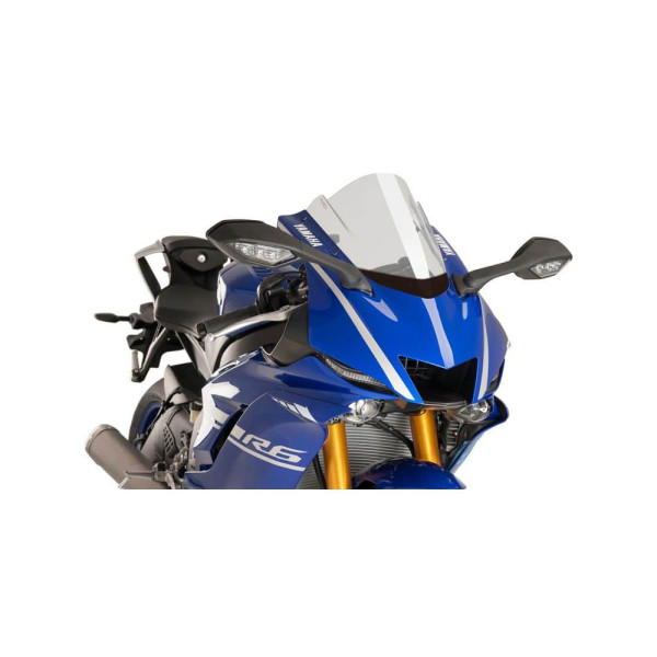 Спортивний щиток PUIG для Yamaha YZF-R6 (17-20), YZF-R6 RACE (21-), YZF-R7 (22-) прозорий