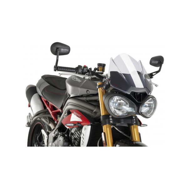 Обтічник PUIG для Triumph SPEED TRIPLE / R / RS / S, STREET TRIPLE / R / RS (прозорий)
