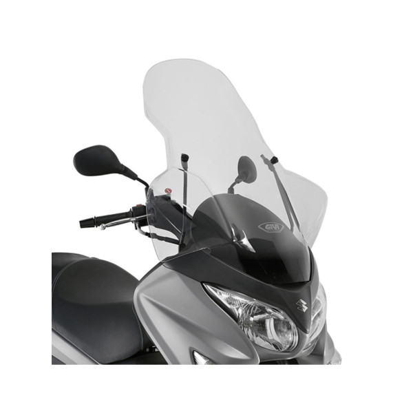 Мотоциклетний щиток Givi для Suzuki Burgman 125-200 K7-K8-K9-L0-L1-L2-L3 (06-13)/ 125-200 ABS (14-21) прозорий без кріплення