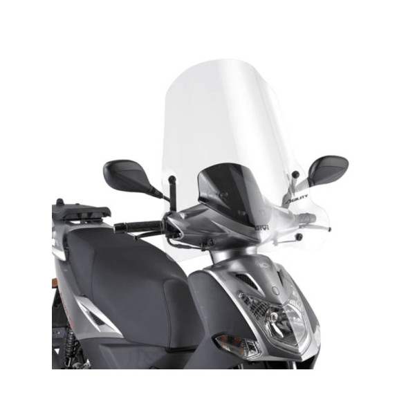 Мотоциклетний екран GIVI Kymco Agility 50-125-150-200-R16 (08-20)/ 50-125-150-200 R16+ (14-) прозорий