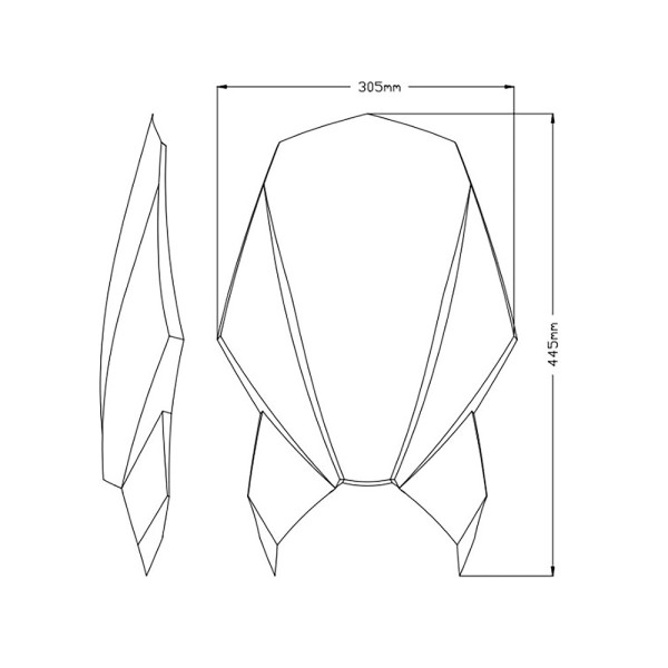Туристичний щиток PUIG для Suzuki GSX-S 950/ 1000 (21-) сильно затемнений
