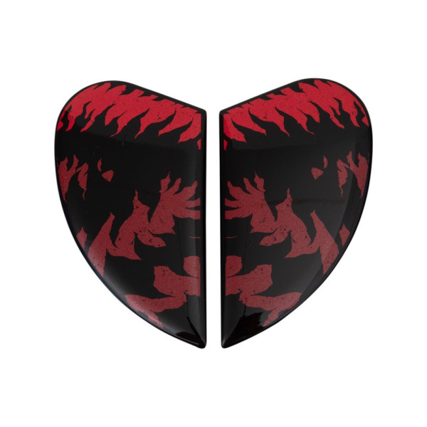 Бокові панелі Icon для шолома Airform Lycan червоні