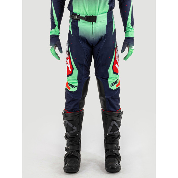 Кросові штани Leatt Moto 4.5 Matcha синьо-зелені