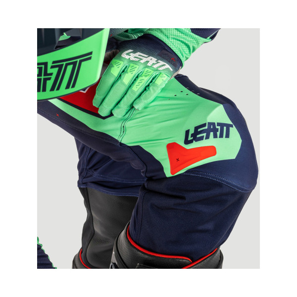 Кросові штани Leatt Moto 4.5 Matcha синьо-зелені