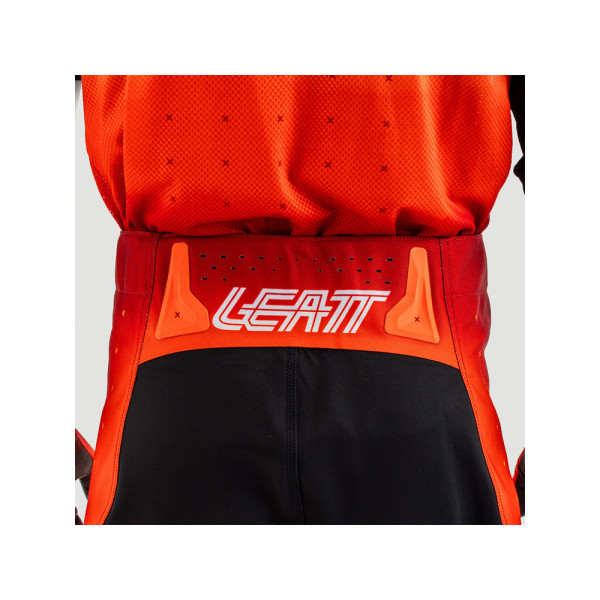 Кросові штани Leatt Moto 4.5 Glamis чорні-білі-помаранчеві