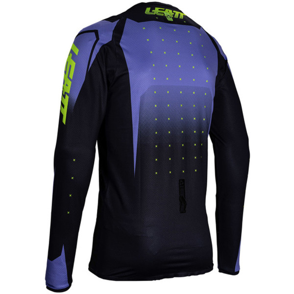 Кросова кофта Leatt Moto 4.5 Lite Argon чорна-синя-зелена