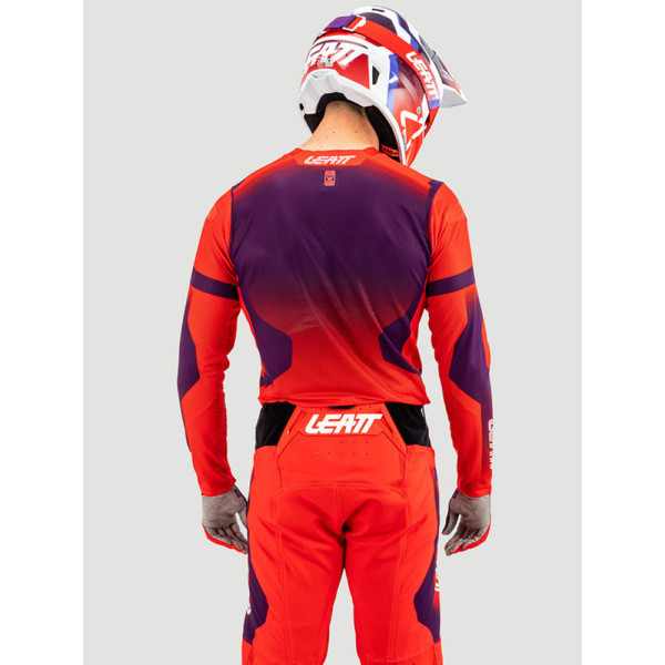 Кросова кофта Leatt Moto 5.5 UltraWeld Sunburn червона