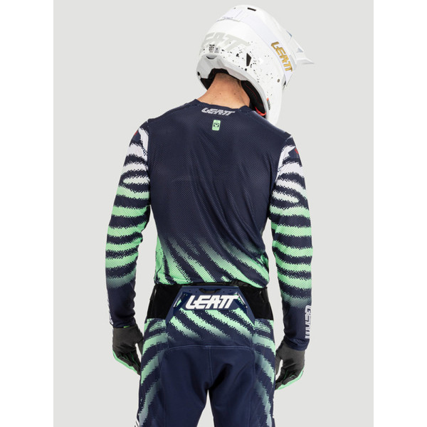 Кросова кофта Leatt Moto 5.5 UltraWeld Matcha синьо-зелена