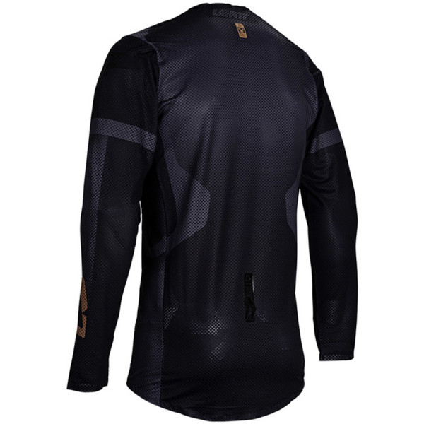 Кросова кофта Leatt Moto 5.5 UltraWeld Stealth чорна-сіра