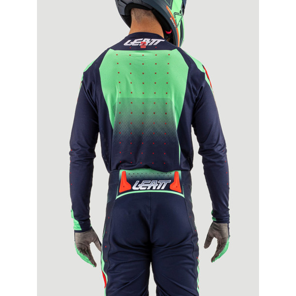 Кросова кофта Leatt Moto 4.5 Lite Matcha синьо-зелена