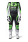 Кросові штани Fox 180 Kawasaki чорні-зелені