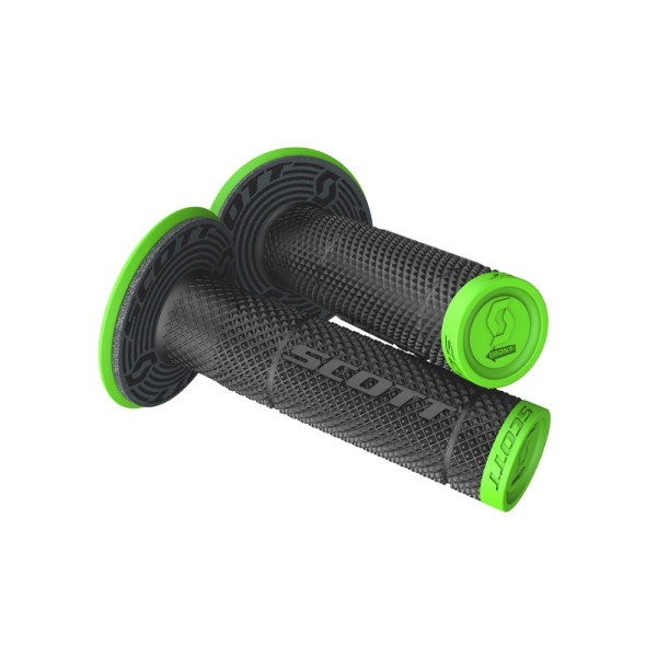 Манетки ендуро Scott SX II чорні-зелені