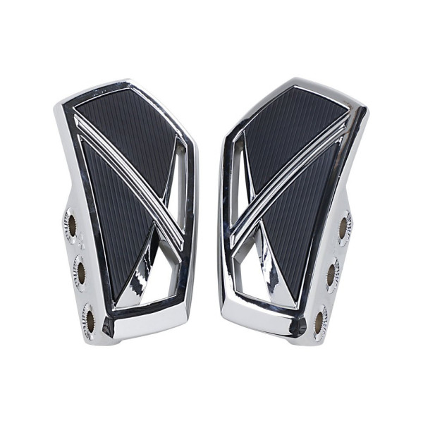 Підніжки Phantom Mini хром + адаптери 8923 Kuryakyn до Harley Davidson (обрані моделі)