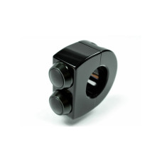Кнопка для контролера Motogadget mo-Switch Plain 2 чорна діаметр керма: 22 мм