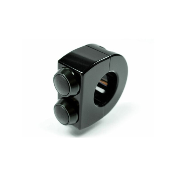 Кнопка для контролера Motogadget mo-Switch Plain 2 чорна діаметр керма: 22 мм