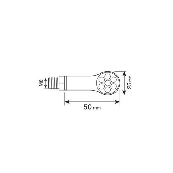 Задні покажчики повороту Led Лампа Magnifier 12V