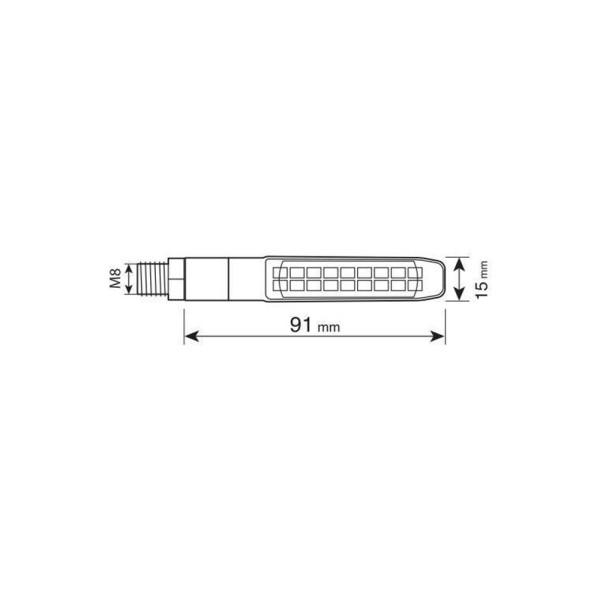 Задні поворотники Led Лампа Victory Rear 12V