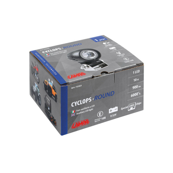 Додаткове світло Led Лампа Cyclops-Round 9/32 V