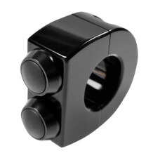 Кнопка для контролера Motogadget mo-Switch Plain 3 чорна діаметр керма: 22 мм