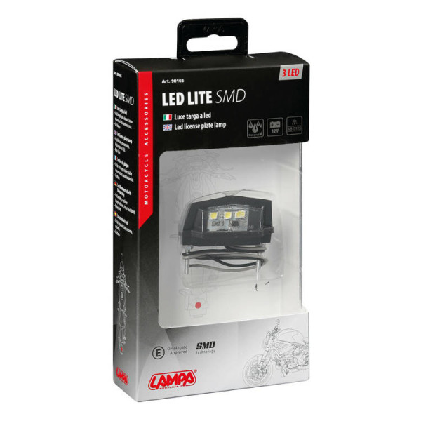3-точкове LED-SMD освітлення номерного знака, біле марки Lampa