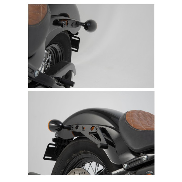 Бокові стійки SLH SW-MOTECH Harley-Davidson Softail Street Bob (FXBB) (17-20), Softail Standard (20-) на ліву і праву сторону