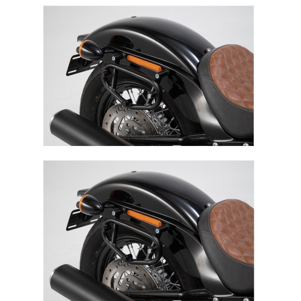 Бокові стійки SLC SW-MOTECH Harley-Davidson Softail Street Bob (FXBB) (17-20), Softail Standard (20-), Low Rider (17-) на праву і ліву сторону
