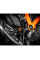Комплект регульованих підніжків з важелями GILLES MUE2-KT01 KTM Super Duke 1290 R (20-23) чорний-червоний