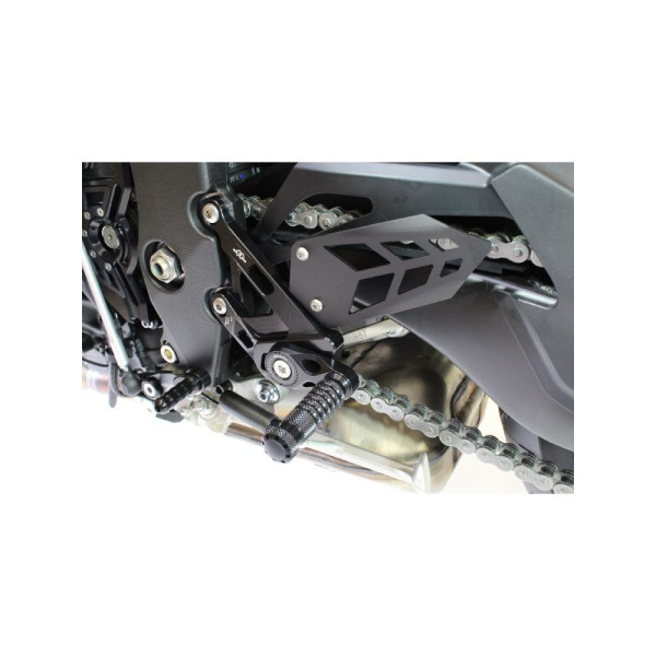 Комплект регульованих підніжків з важелями GILLES MUE2-Y02 Yamaha MT-10 (16-21) / SP (17-20)/ Tourer Edition (18-20) чорний