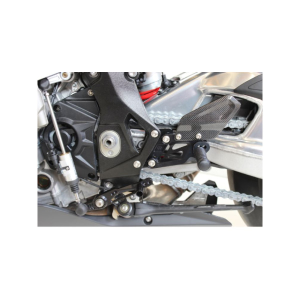 Комплект регульованих підніжків з важелями GILLES FXR-BM03 BMW S 1000 RR (15-16) чорний