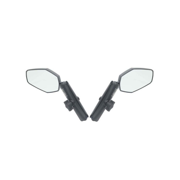 Мотоциклетні дзеркала DopeMirrors з кріпленням, чорні 2 x різьба M10 1.25 правий