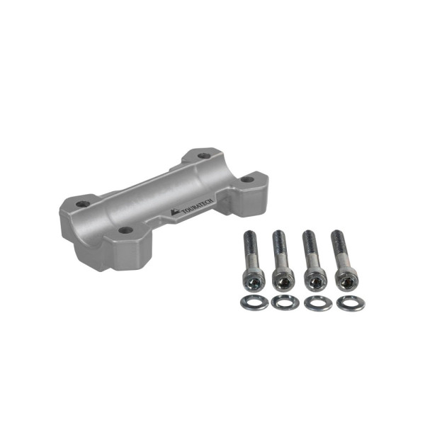 Підвищення керма type 45 Touratech для BMW F850GS/ ADV/ F900R/ XR/ F900GS/ ADV сріблясте 20mm