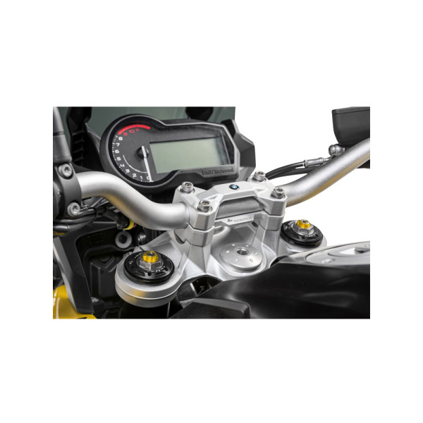 Підвищення керма type 45 Touratech для BMW F850GS/ ADV/ F900R/ XR/ F900GS/ ADV сріблясте 20mm