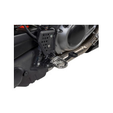 Підніжки з гумовою підкладкою Touratech Works Harley Davidson RA1250 Pan America сріблясті
