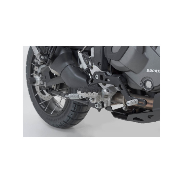 Підніжки SW-MOTECH EVO для Ducati (обрані моделі) срібно-чорні