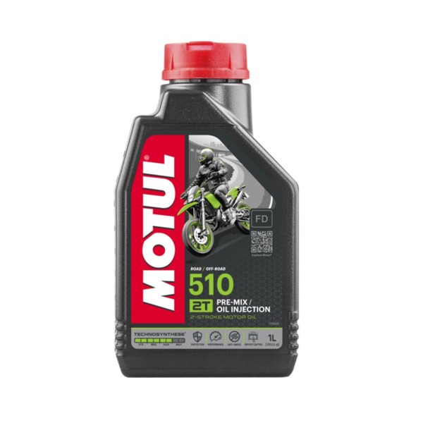 Моторна олія 2T Motul 510 напівсинтетична об'єм: 1 л
