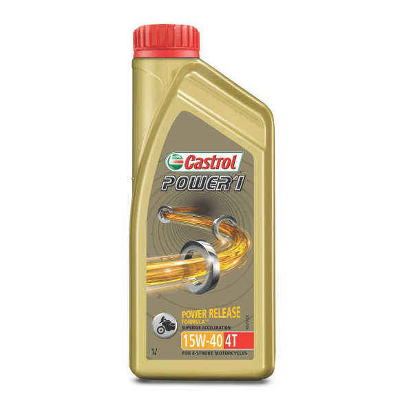 CASTROL POWER 1 4T 15W-50 1L (полусинтетичний)
