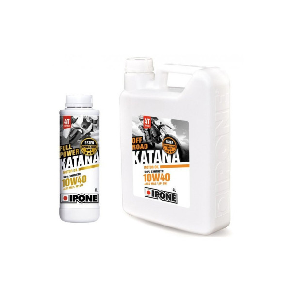 IPONE KATANA OFF ROAD 10W40 масло для двигунів 100% синтетика 5L (естер, MA2)