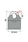 Замок для ланцюга Lampa C-Lock 150 Plus 150 см