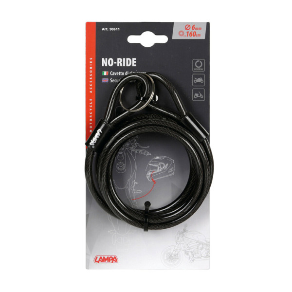 Захисний трос Лампа No-Ride Junior Ø 6 мм - 160 см