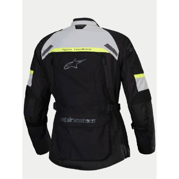 Жіноча текстильна мотоциклетна куртка Alpinestars Stella Bogota Pro Drystar чорна-сіра