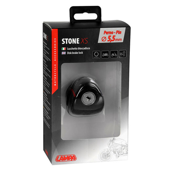 Disclock Лампа Stone XS чорний штир: Ø 5,5 mm