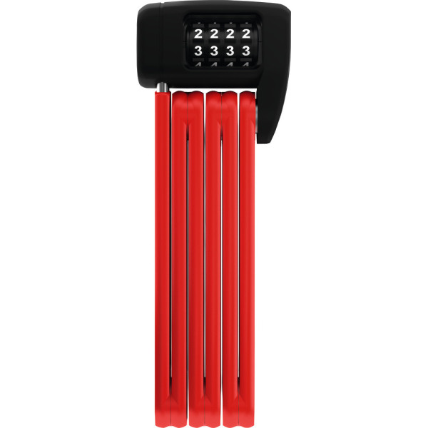 Складний замок на код ABUS Bordo Lite 6055C/85 червоний з кріпленням SH (60 см)