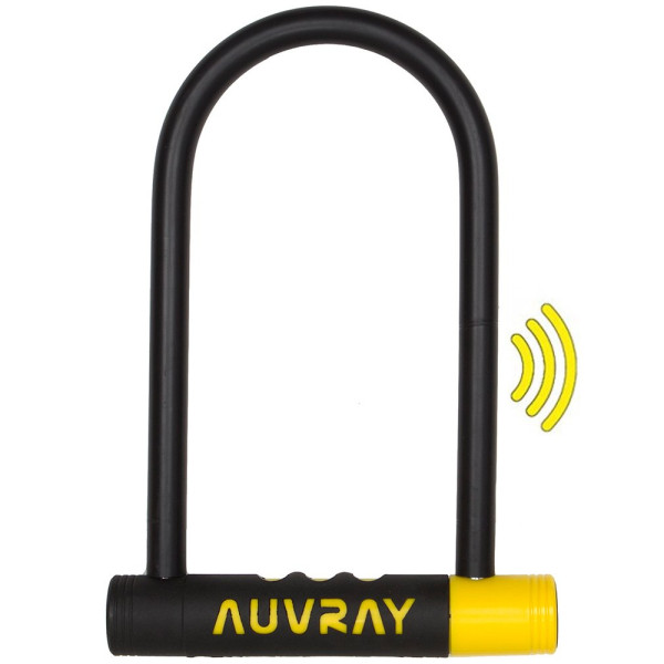 Замок U-Lock з сигналізацією AUVRAY 128 x 245 мм, діаметр стержня 14мм