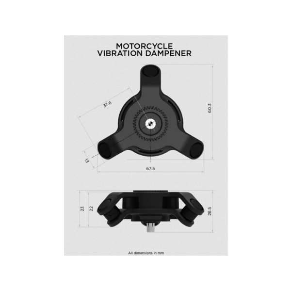 Антивібраційна прокладка Quad Lock Vibration Dampener