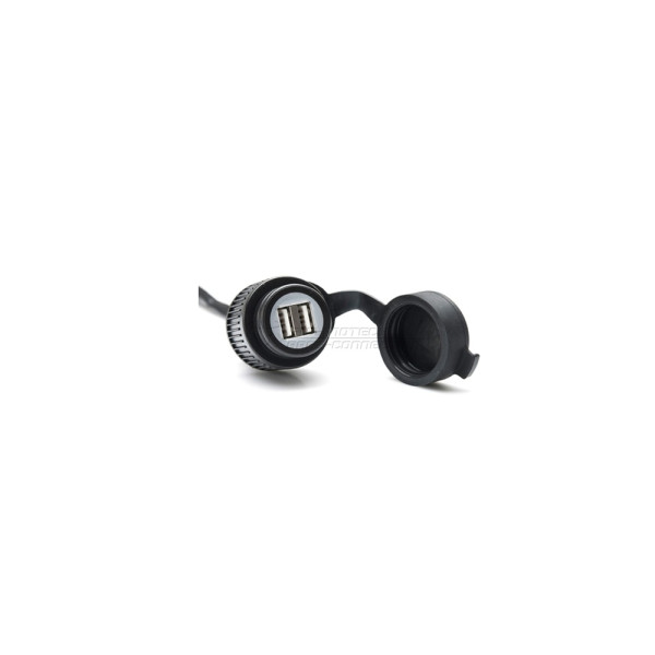 Подвійний порт USB SW-MOTECH з проводом 2.000 mA; 12 V